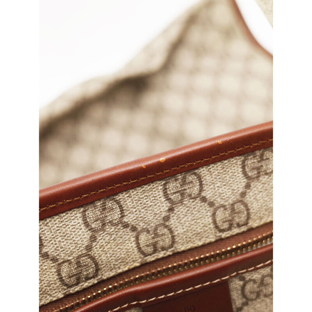 Gucci GG Supreme Web Loop Tote bag Brown - Picture 9 of 9